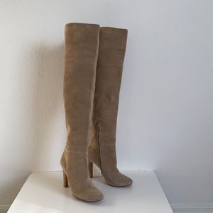 Joie Bentlee Slouch Knee High Boots (Tan)